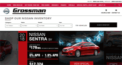 Desktop Screenshot of grossmannissan.com